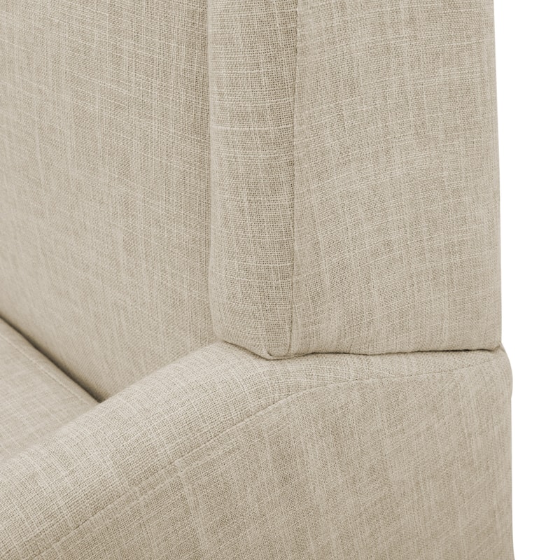 Aurla Mid-century Upholstered Accent Chair by Christopher Knight Home - 27.50" L x 28.50" W x 36.50" H