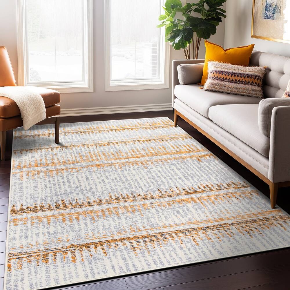 World Rug Gallery Contemporary Bohemian Area rug