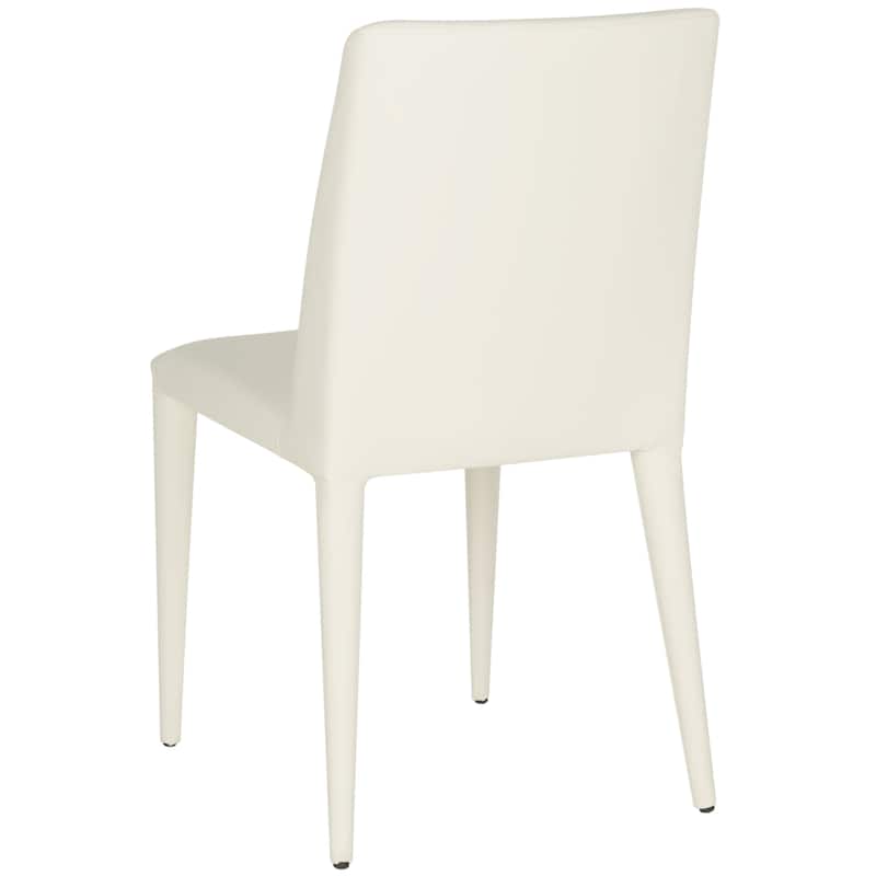 SAFAVIEH Shirlee Mid-Century Dining White Dining Chair (Set of 2) - 22.5" x 17.4" x 33.5" - 23Wx17Dx34H