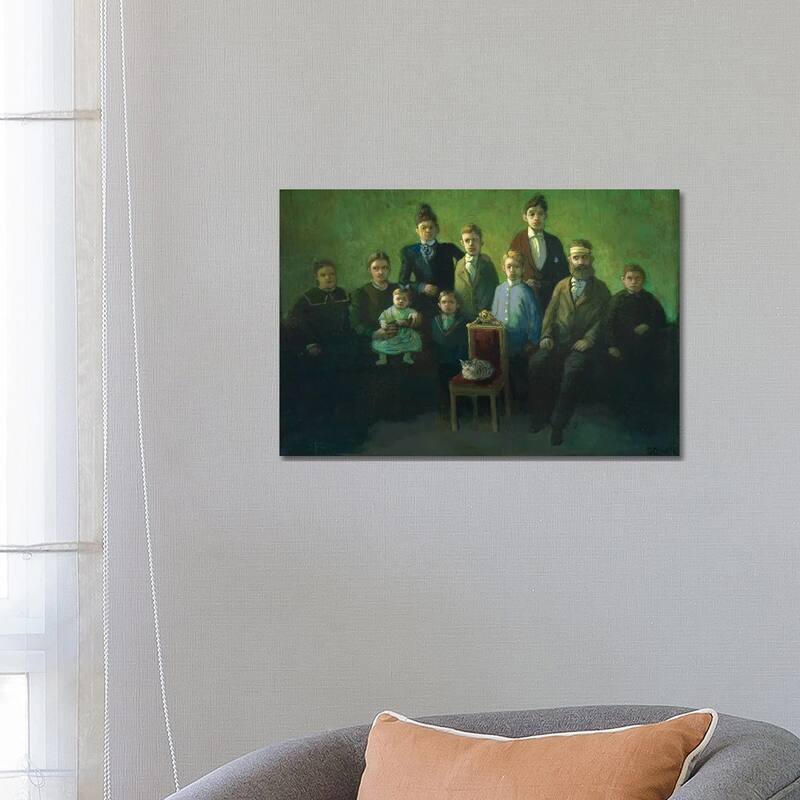 iCanvas "Difficult Family" by Michael Sowa Canvas Print - 18x26x1.5