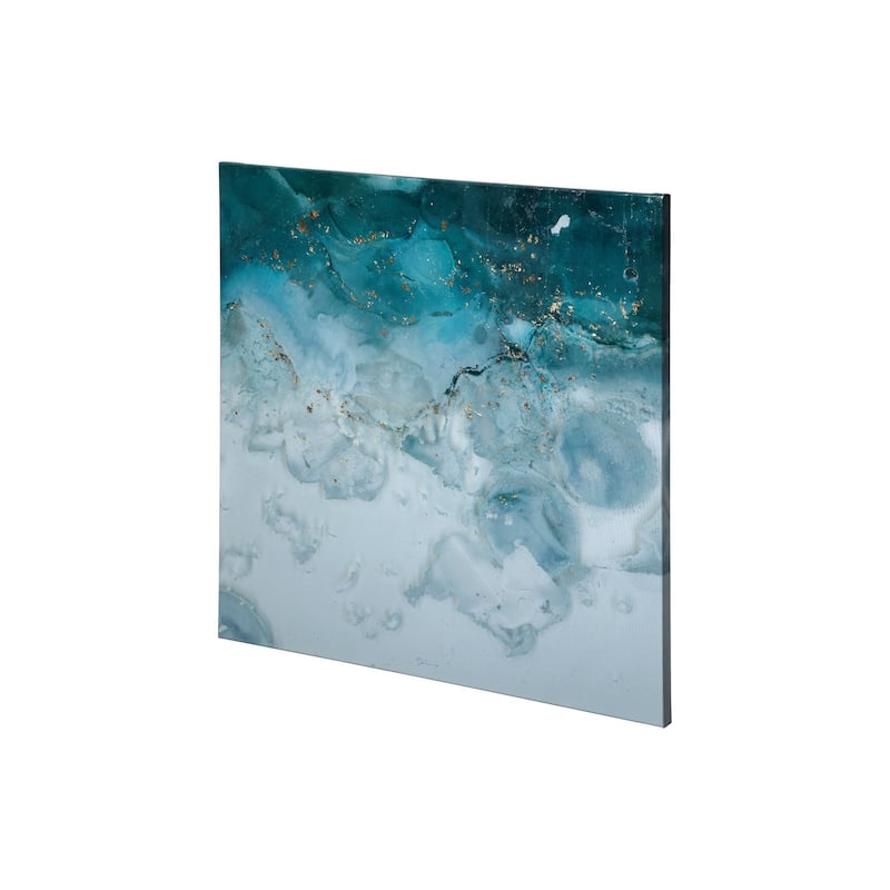 Aerial Blue I (30 x 30) Canvas Art Print - Small