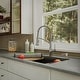 preview thumbnail 23 of 54, Karran QUWS-880 Undermount 32-1/2 in. Double Equal 50/50 Bowl Workstation Kitchen Sink
