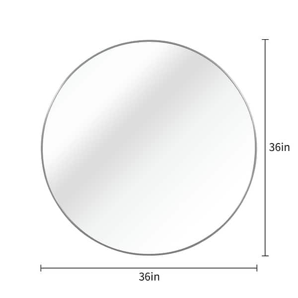 36 Inch Metal Round Bathroom Mirror - Bed Bath & Beyond - 42565137