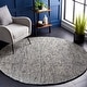 preview thumbnail 113 of 191, SAFAVIEH Handmade Abstract Lottie Modern Wool Rug 4' Round - Dark Grey/Ivory