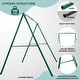 preview thumbnail 3 of 6, 440lbs Heavy Duty A-Frame Metal Swing set Frame with 5 Hanging Hooks