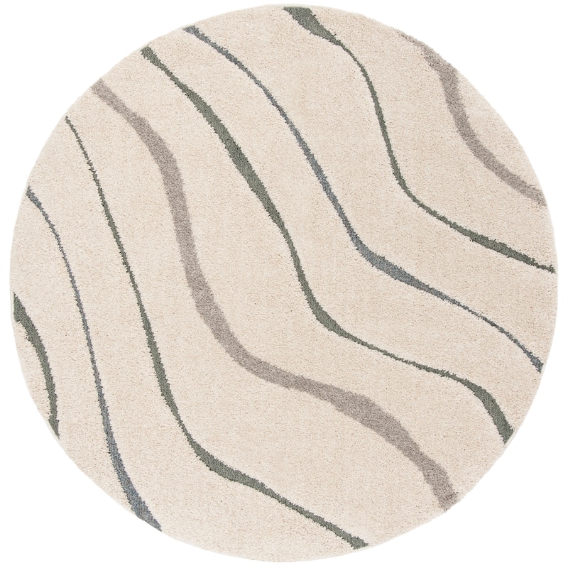 SAFAVIEH Florida Shag Hervor Soft Serene Waves 1.2-inch Thick Rug