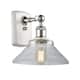 Option White and Polished Chrome / Clear