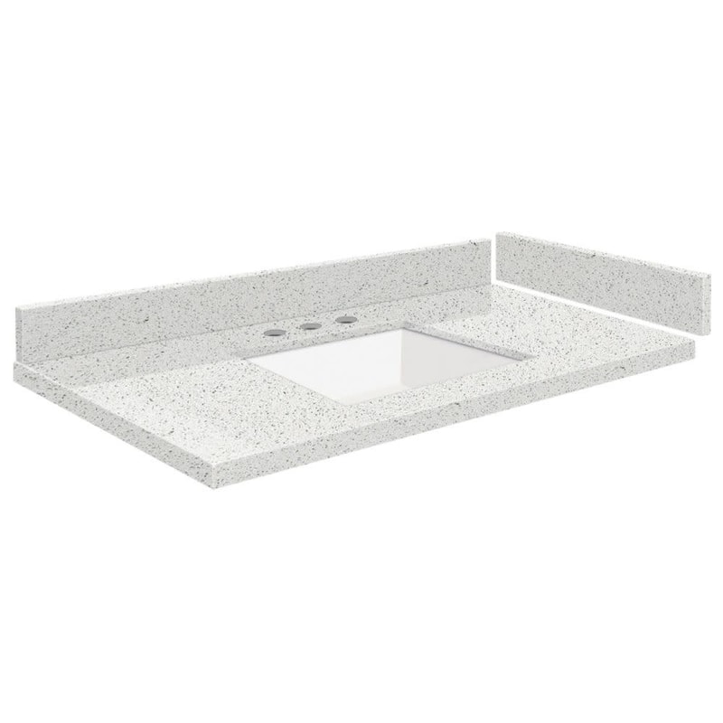 Transolid VT36.75x22-1KU-8 Silestone 36" Quartz Vanity Top with