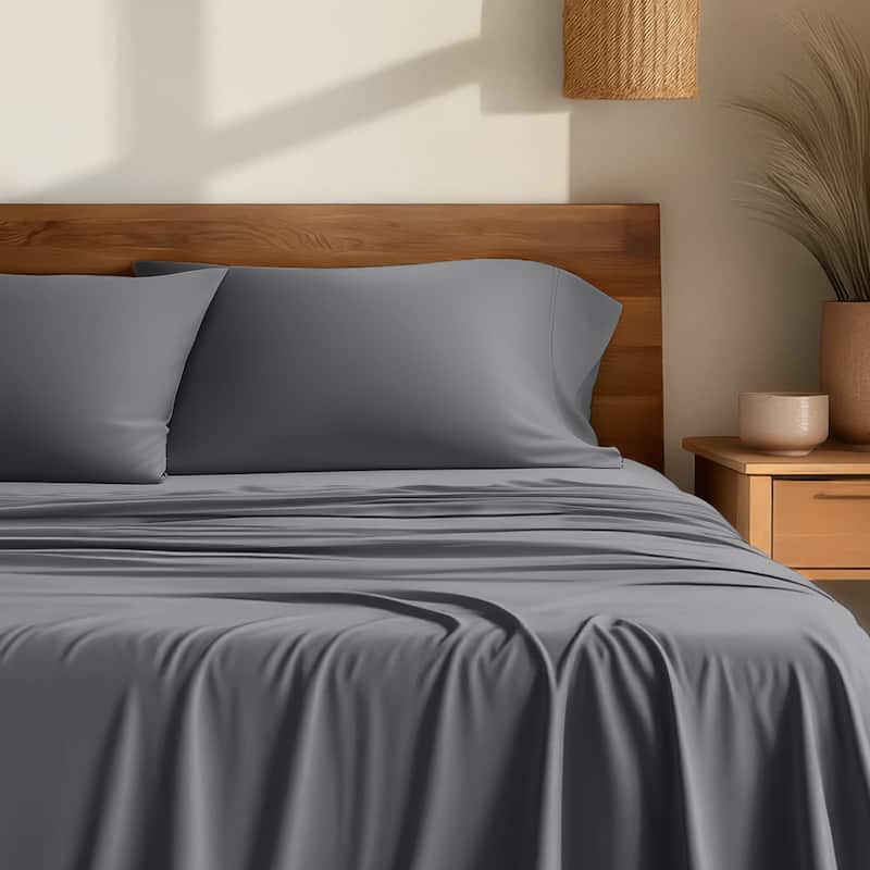 Bare Home Rayon from Bamboo Sheet Set - Deep Pocket - Breathable