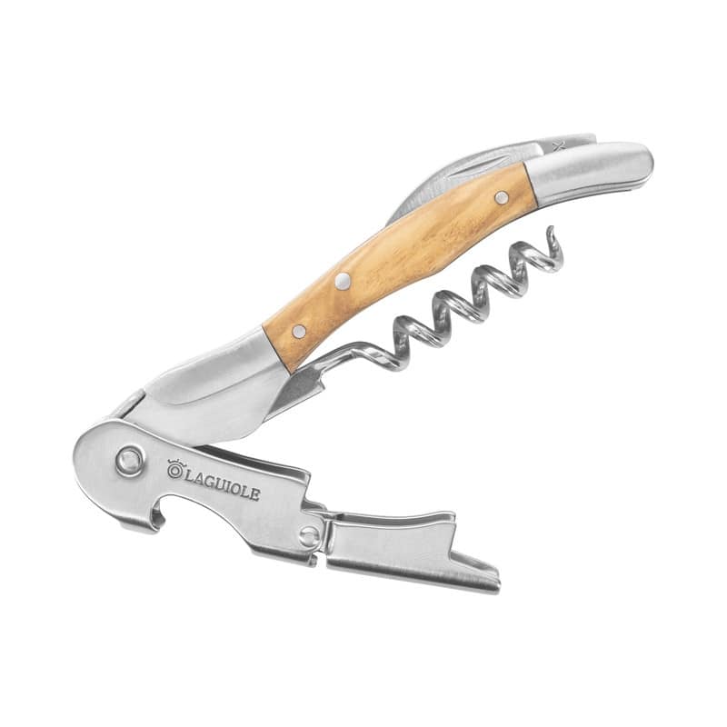 Au Nain Laguiole Sommelier Olive Wood Corkscrew