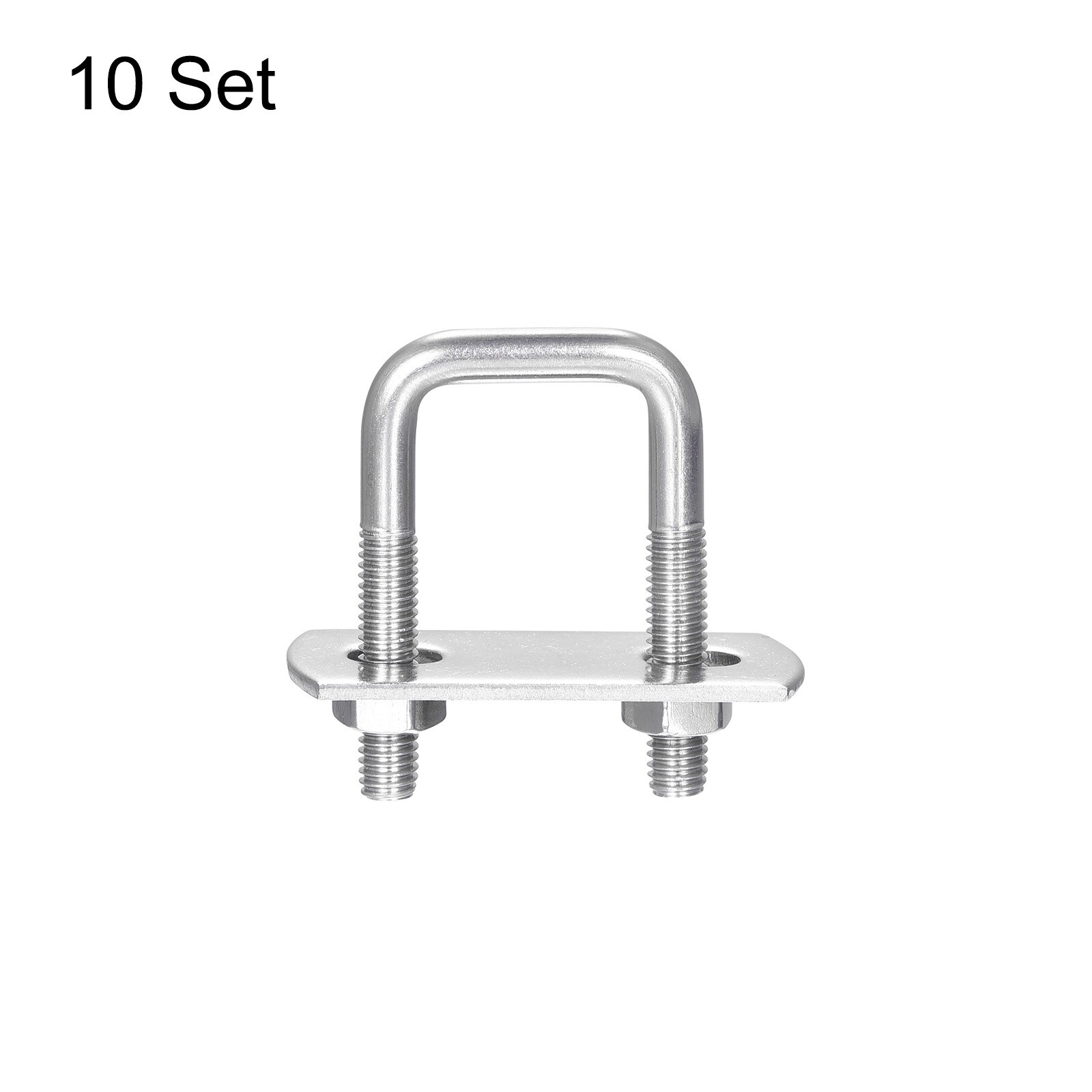 Square U-Bolts, 304 Stainless Steel U Clamp Bolt with Nuts and Plates, for Boat  Trailer Bed Bath  Beyond 36629669