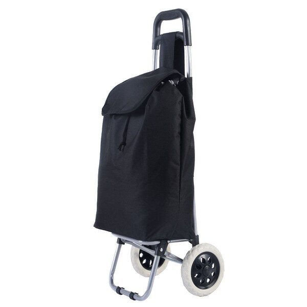 Large Capacity Light Weight Wheeled Shopping Trolley Push Cart Bag Waterproof 
