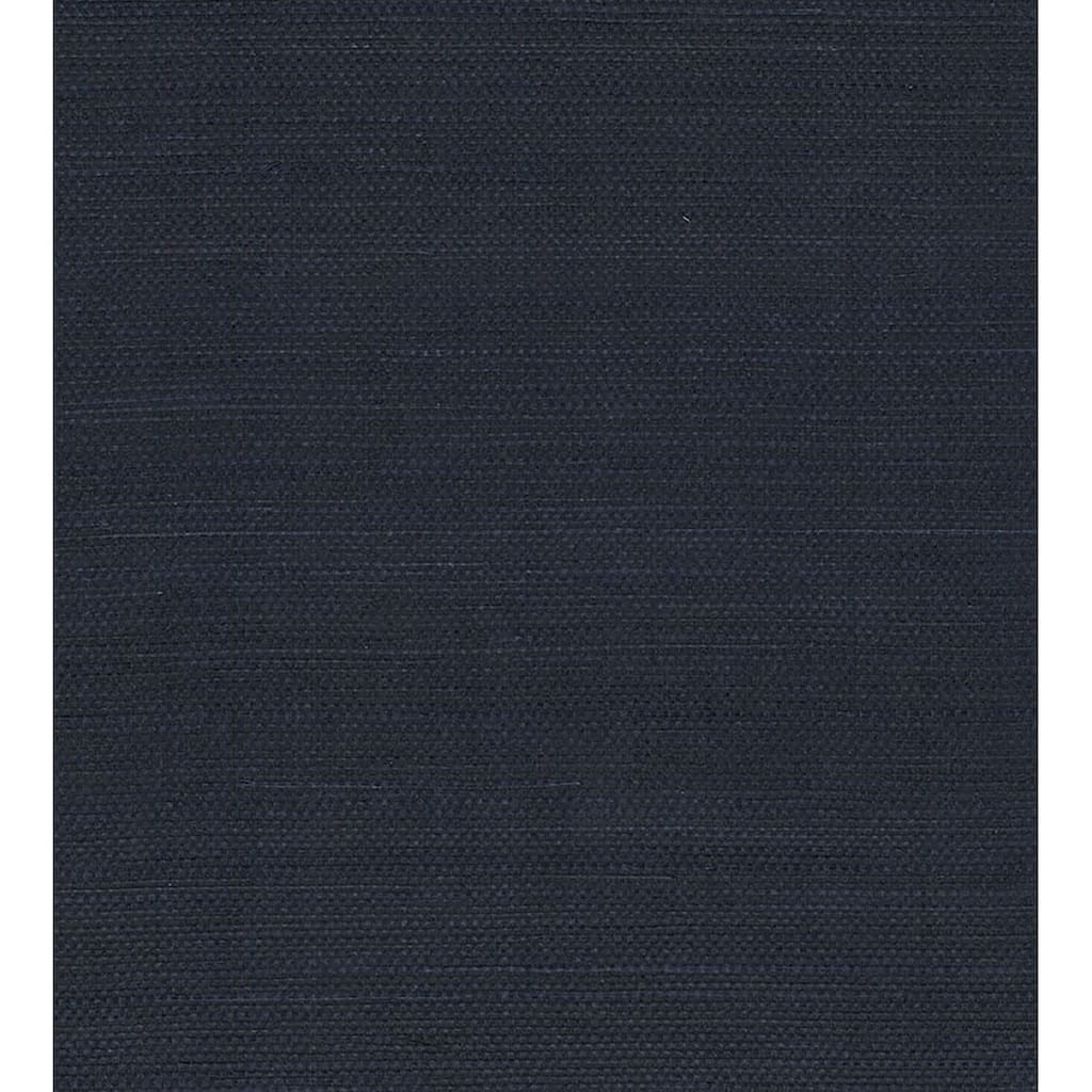 Seabrook Designs Midnight Blue Sisal Grasscloth Unpasted Wallpaper - 36 in W x 24 ft. L