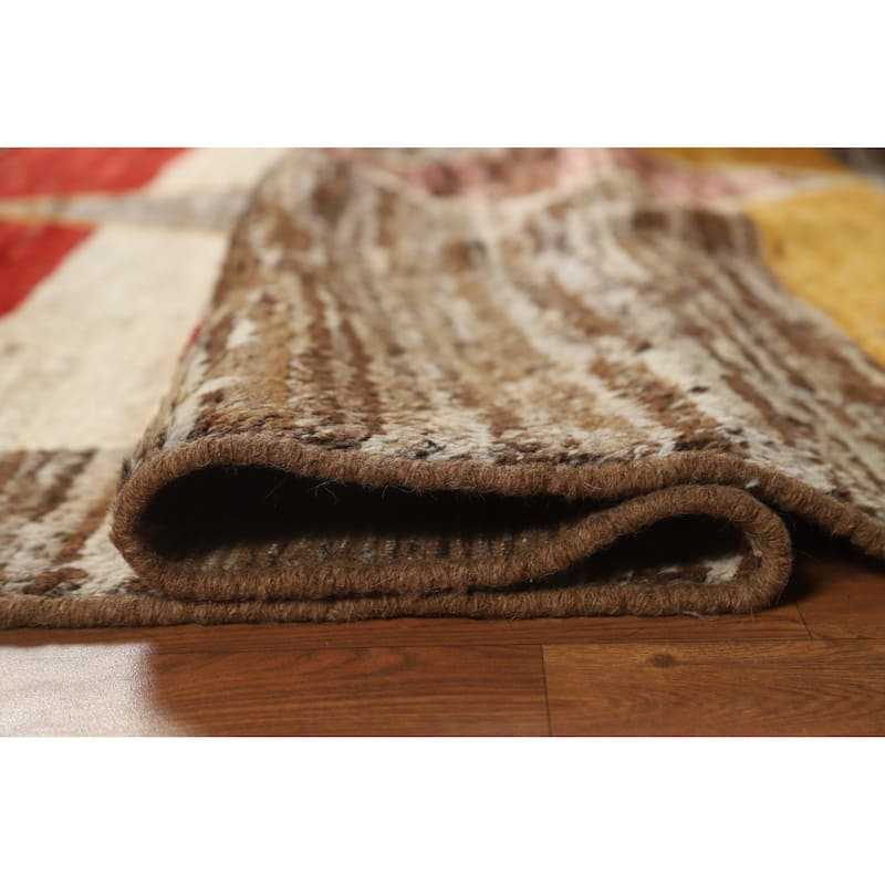 Moroccan Oriental Area Rug Hand-Knotted Wool Carpet - 5'9" x 8'2"