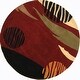 preview thumbnail 2 of 2, SAFAVIEH Handmade Rodeo Drive Marikka Mid-Century Modern Abstract Wool Rug 5'9" Round - Assorted - Round