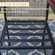 preview thumbnail 22 of 20, MAISON ARTS 3/5-Piece Patio High Bar Stool Set Rattan Chair Back Cushioned High Bar stool & Steel High Table