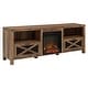 Thumbnail 5, The Gray Barn 70-inch Rustic Fireplace TV Console. Changes active main hero.