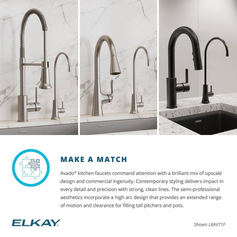 Elkay Crosstown 16 Gauge Workstation Stainless Steel, 31.5" Equal Double Bowl Sink Kit with Filtered Beverage Faucet