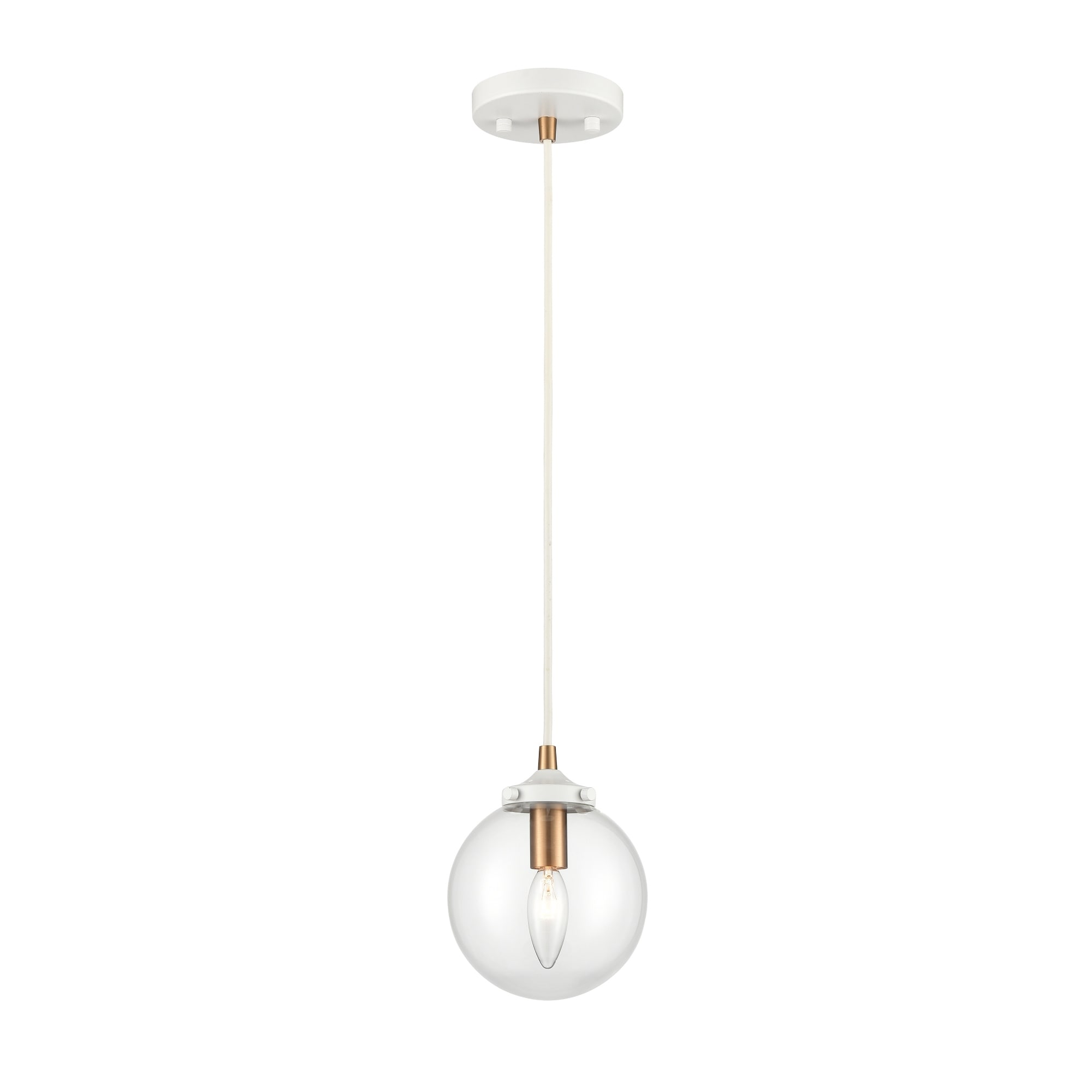 1-Light Hanging Mini Ceiling Pendant Light - 8"