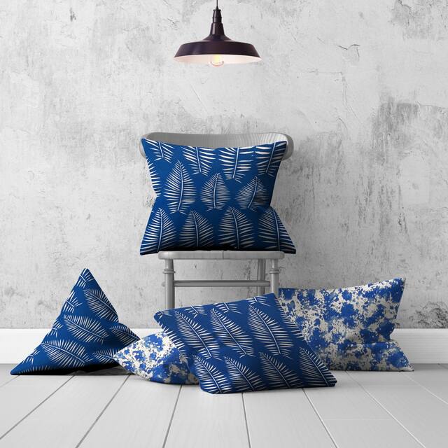 CORALINE Collection Indoor/Outdoor Lumbar Pillow Set, Sewn Closed - 20 x 20
