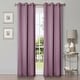 preview thumbnail 47 of 129, Superior Solid Machine Washable Room Darkening Grommet Curtains, Set of 2 42" x 108" - Wisteria