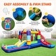 preview thumbnail 7 of 7, Inflatable Bounce House with 680W Blower and Ball Pit - Multi - 189" x 128" x 82.5" (L x W x H)