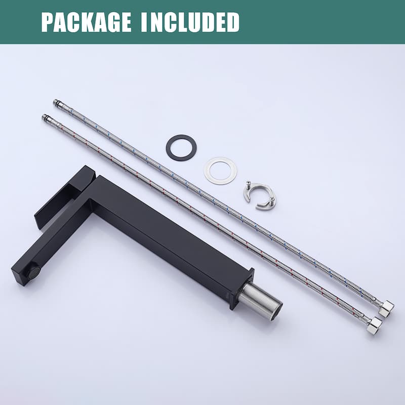 Single Handle Bathroom Sink Faucet with Sink Drain