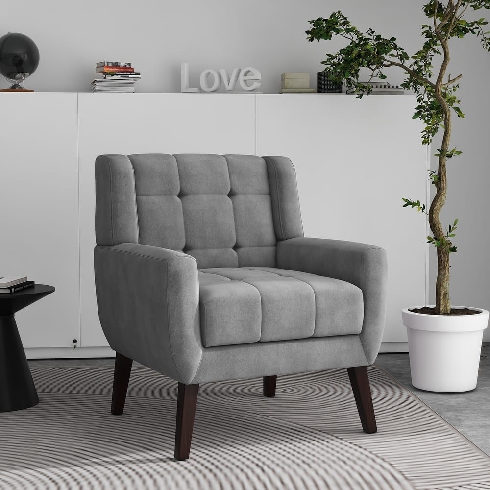 Tufted Arm Chair Upholstered Lounge Chair
