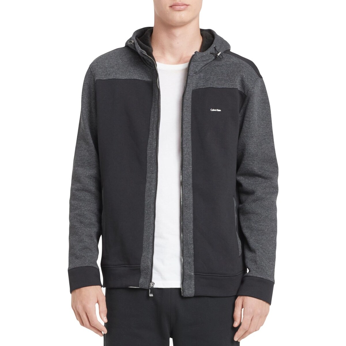 calvin klein zip hoodie men's