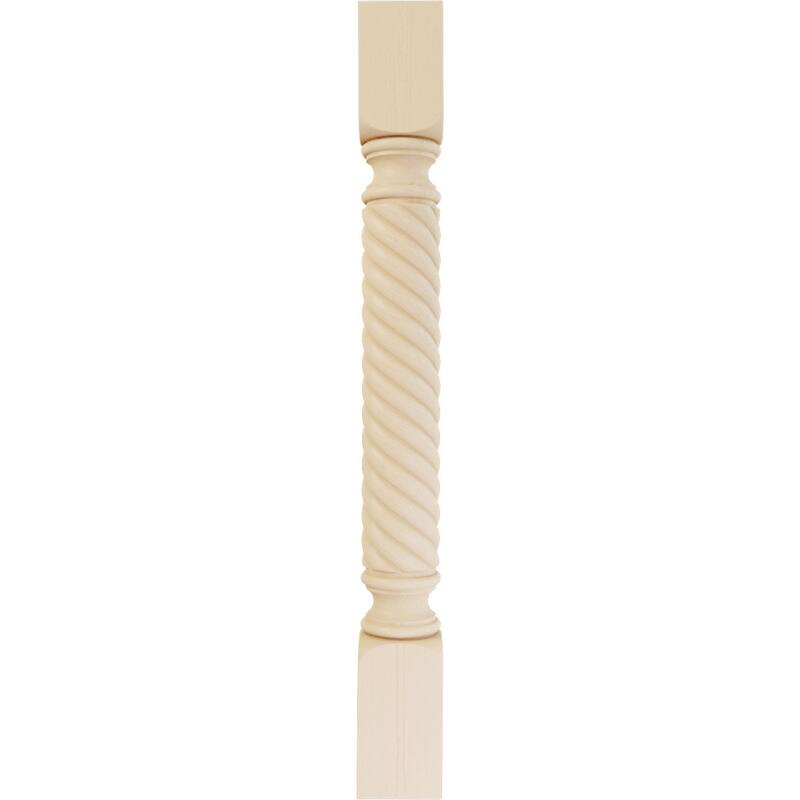 3 3/4"W x 3 3/4"D x 35 1/2"H Hamilton Rope Cabinet Column