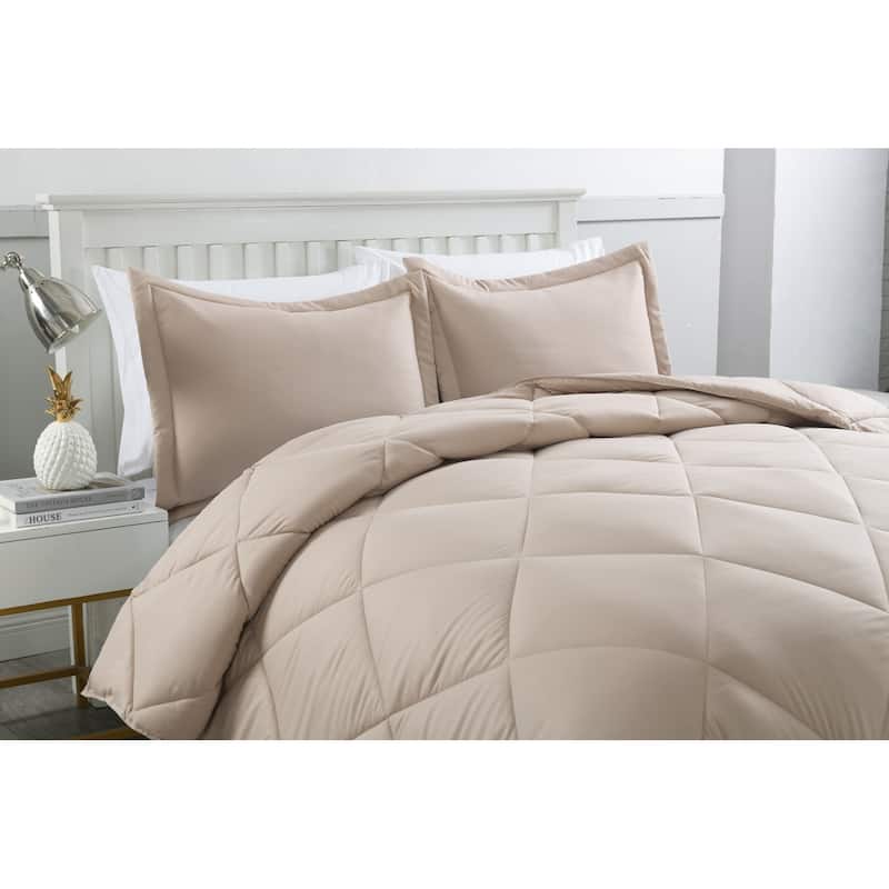 Stayclean Bacteria Inhibiting Diamond Stitch Comforter Set