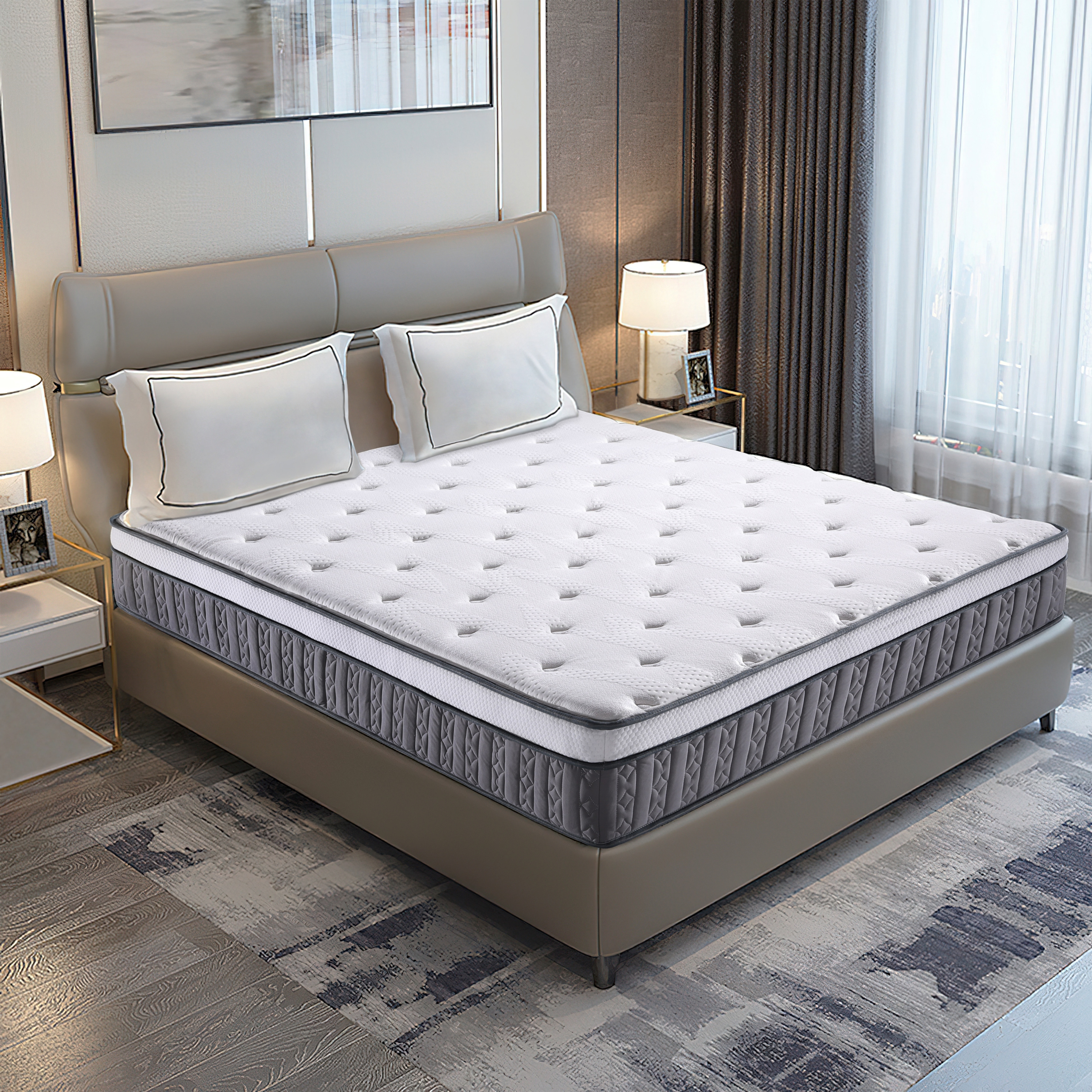 12-inch Cooling Gel Memory Foam Queen King Comfortable Foam