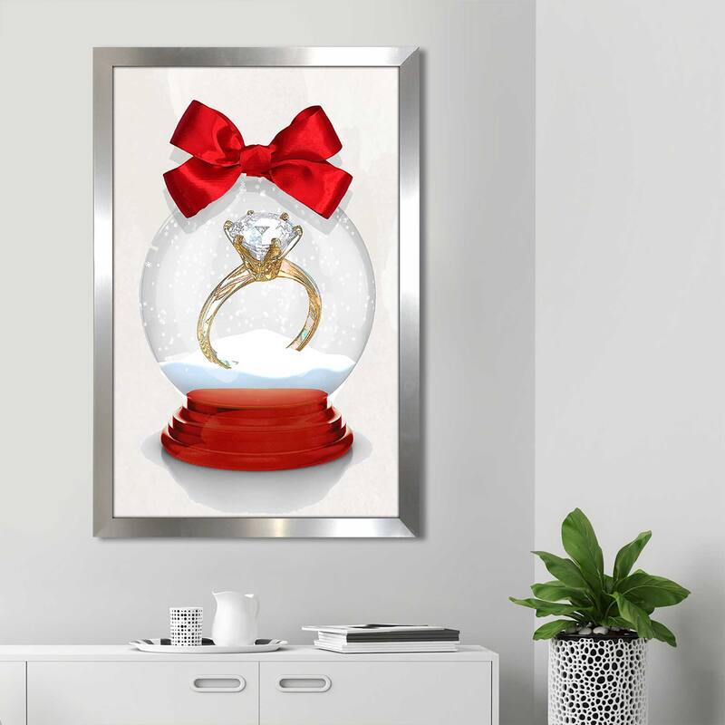 "Ring in Crystal Ball" by Jodi Print on Acrylic