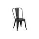 preview thumbnail 98 of 116, Industrial Metal 18 Inch Stackable Dining Chair Set