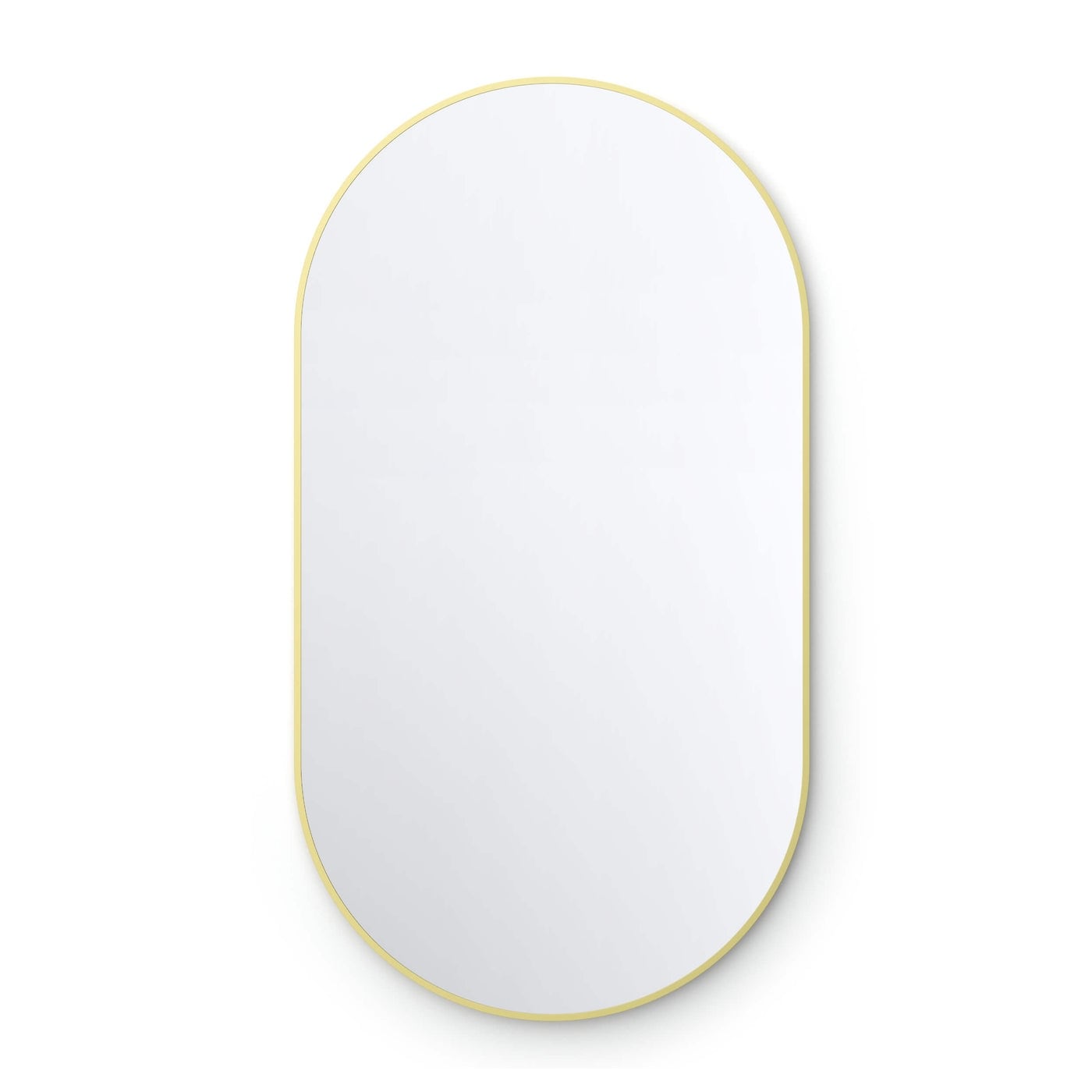 24 x 44 Inch Shatterproof Wall Mount Metal Frame Mirror