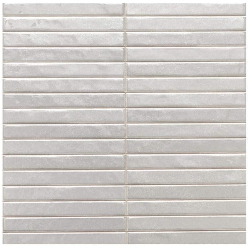 Castilla 14x14 Glossy Porcelain Textured Ribbed Tile - Wall, Backsplash