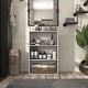 preview thumbnail 137 of 202, DH BASIC Modern Wood Customizable Stackable Storage Organizer - Cube Shelves, Drawer Cabinet, Bookcase with Doors by Denhour