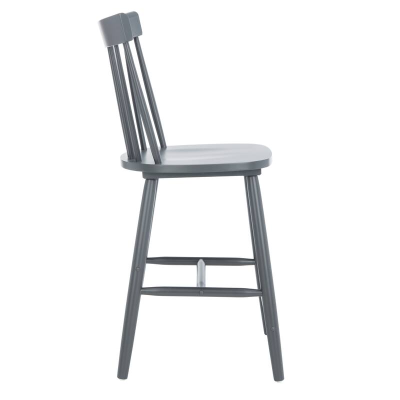 SAFAVIEH Providence 24-inch Spindle Farmhouse Counter Stools (Set of 2). - 20" W x 21" D x 39" H