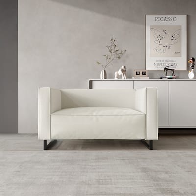 CraftPorch Mid Century Modern Upholstered Loveseat