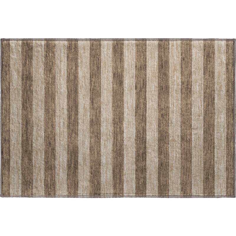 Premium Washable Super Soft Cabana Stripe Mayfield Rug