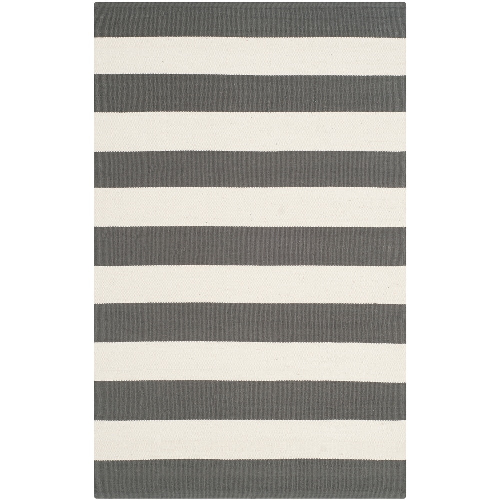 SAFAVIEH Handmade Montauk Geltrude Stripe Cotton Flatweave Rug