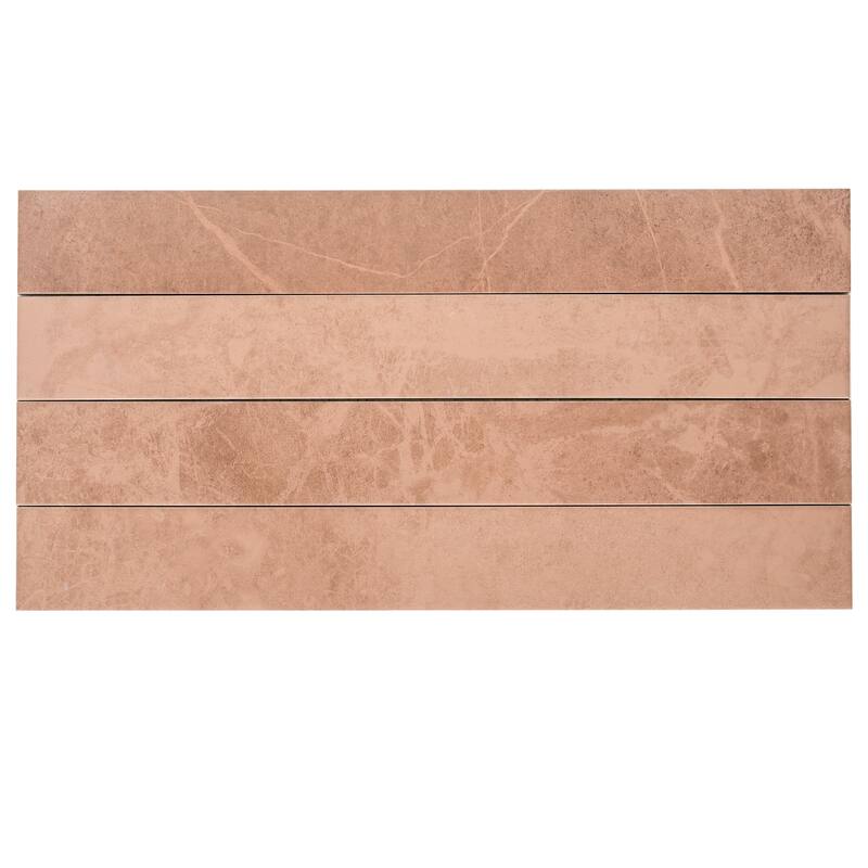 Cordera 3x24 in. Matte Porcelain Plank Wall and Floor Tile (9.68 sq ft/case, 20-Pack)