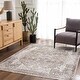 preview thumbnail 61 of 118, Hauteloom Manhattan Machine Washable Oriental Persian Medallion Vintage Distressed Area Rug