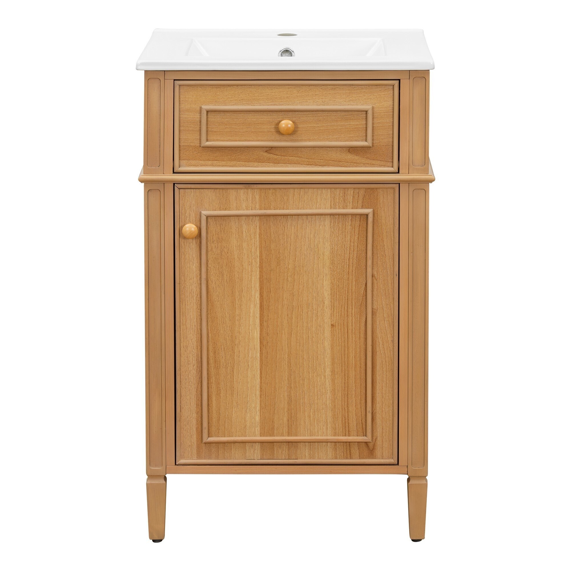 20"Freestanding Bathroom Vanity with Ceramic Sink