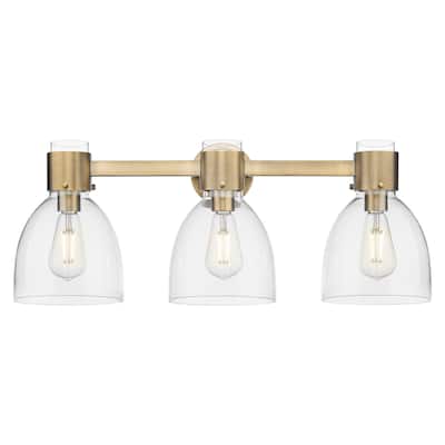 Innovations Lighting 464-3W-G464D-7CL Lawton Bell 3 Light 24" Wide
