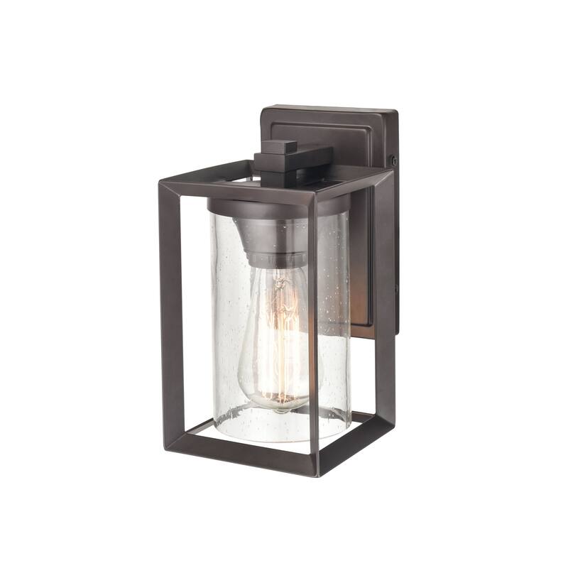 Millennium Lighting Wheatland Outdoor 1 Light Wall Sconce in Powder Coat Black - 10 Inch