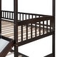 preview thumbnail 5 of 6, Twin Bunk Bed with 3 Drawers, Slide, Staircase, and Safety Guardrails