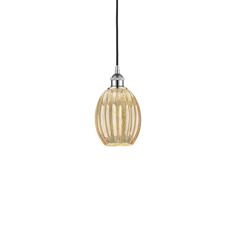 Innovations Lighting 616-1P-11-7 Preston Pendant Preston 7" Wide Mini - Polished Chrome / Mercury
