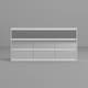 preview thumbnail 38 of 65, 63"W 9 Drawer Dresser Accent Dresser for Living Room Bedroom Chest