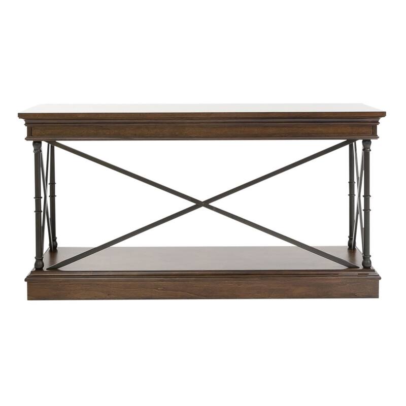Tribeca Cordovian Brown Sofa Table